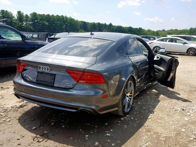 WAU2GAFC9EN090395 - 2014 AUDI A7 PRESTIG GRAY photo 4