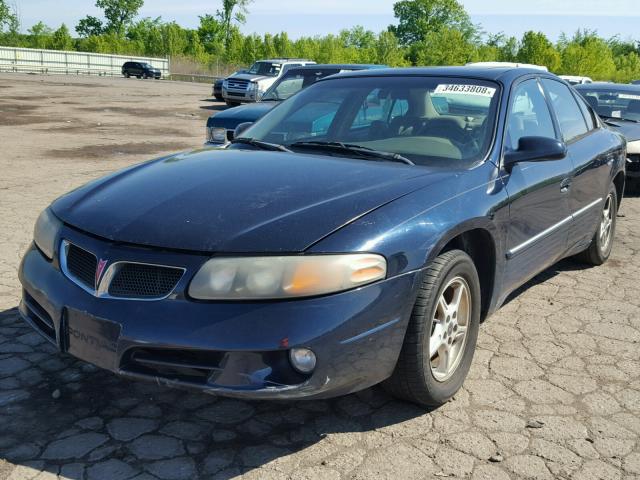 1G2HX54K124210985 - 2002 PONTIAC BONNEVILLE BLUE photo 2