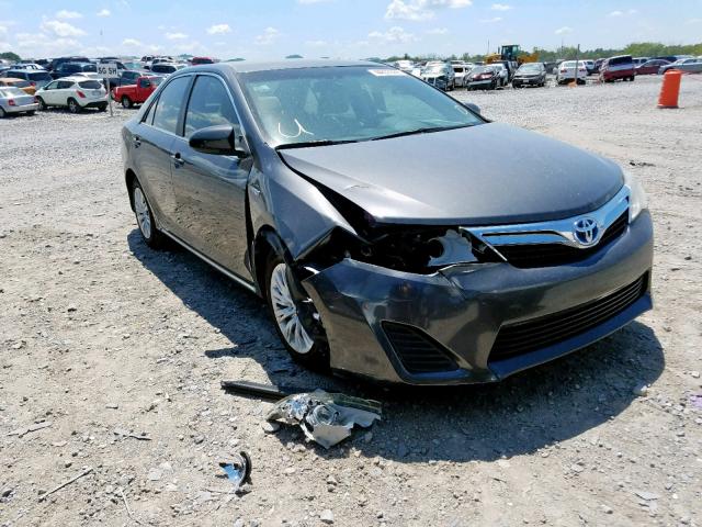 4T1BD1FK8CU017598 - 2012 TOYOTA CAMRY HYBR GRAY photo 1