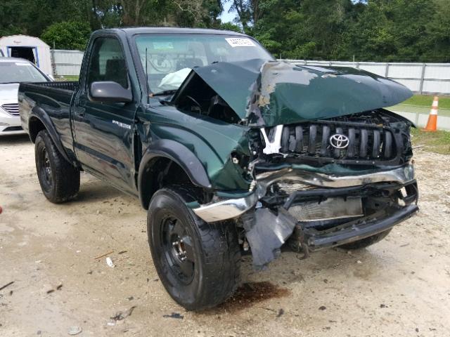 5TENM92N21Z761928 - 2001 TOYOTA TACOMA PRE GREEN photo 1