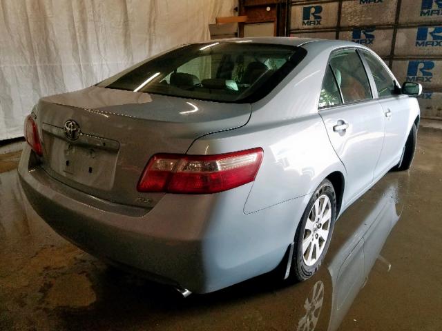 4T1BE46K27U555296 - 2007 TOYOTA CAMRY CE/L BLUE photo 4