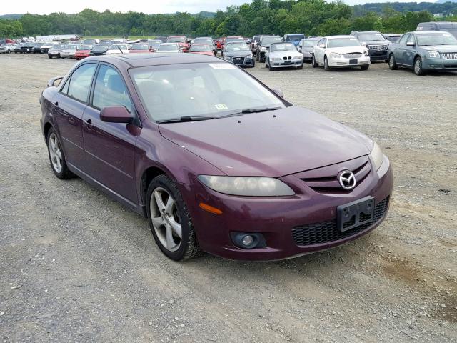 1YVHP80C365M17786 - 2006 MAZDA 6 I MAROON photo 1