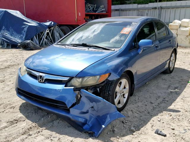 2HGFA16968H532929 - 2008 HONDA CIVIC EXL 蓝色 照片 2