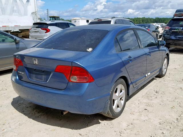 2HGFA16968H532929 - 2008 HONDA CIVIC EXL 蓝色 照片 4