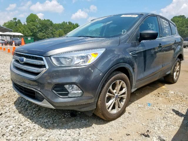 1FMCU0G90HUE00663 - 2017 FORD ESCAPE SE GRAY photo 2