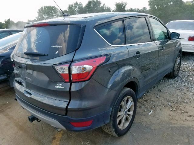 1FMCU0G90HUE00663 - 2017 FORD ESCAPE SE GRAY photo 4