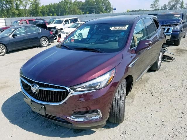 5GAERBKW2JJ181835 - 2018 BUICK ENCLAVE ES MAROON photo 2