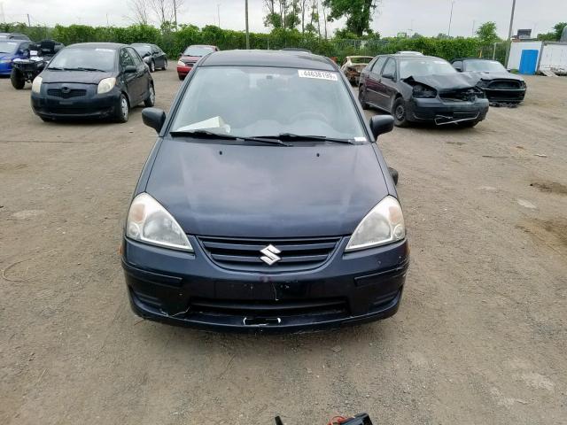 JS2RC62H465351774 - 2006 SUZUKI AERIO BLACK photo 9