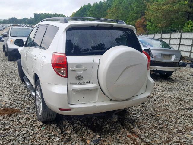 JTMZK31V165004700 - 2006 TOYOTA RAV4 LIMIT WHITE photo 3