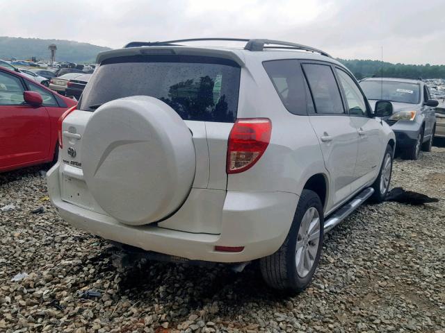 JTMZK31V165004700 - 2006 TOYOTA RAV4 LIMIT WHITE photo 4