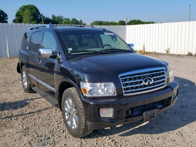 5N3AA08C98N909856 - 2008 INFINITI QX56 BLACK photo 1