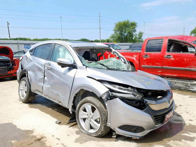 3CZRU6H5XKM712122 - 2019 HONDA HR-V EX SILVER photo 1