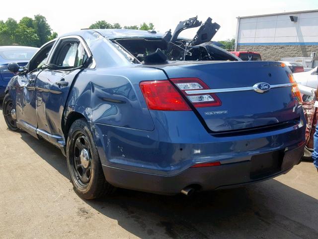 1FAHP2MK0KG119897 - 2019 FORD TAURUS POL BLUE photo 3