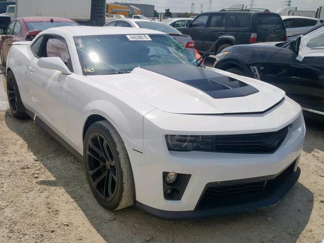 2G1FS1EP7C9800023 - 2012 CHEVROLET CAMARO ZL1 WHITE photo 2