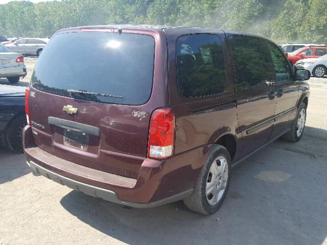 1GNDV23W08D178548 - 2008 CHEVROLET UPLANDER L 栗色 照片 4