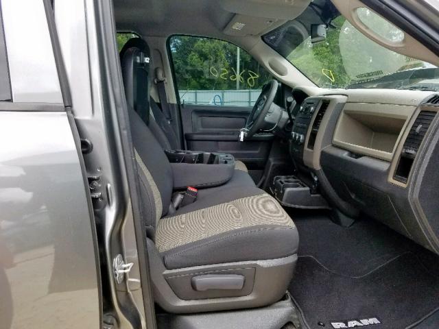 1C6RD6FTXCS131467 - 2012 DODGE RAM 1500 S GRAY photo 5