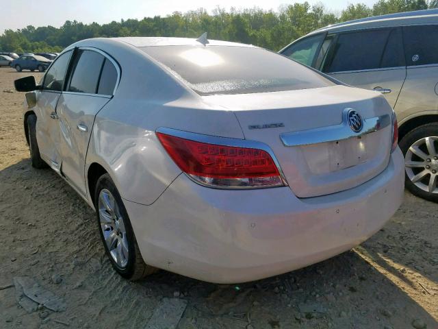 1G4GC5ED7BF354964 - 2011 BUICK LACROSSE C WHITE photo 3