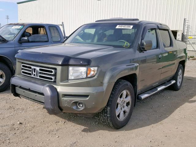 2HJYK16517H004646 - 2007 HONDA RIDGELINE BEIGE photo 2