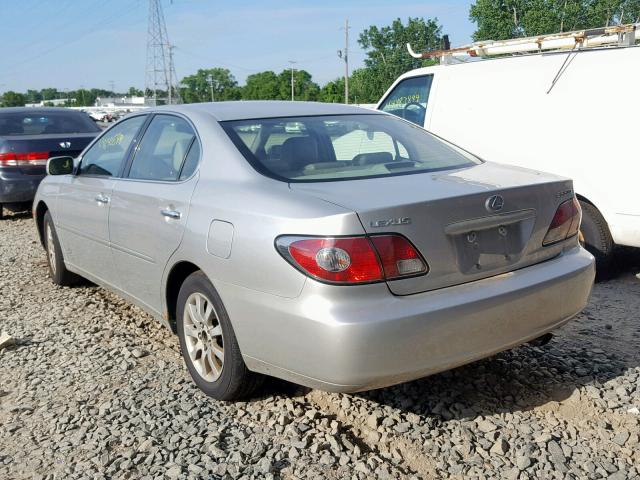 JTHBF30G530137198 - 2003 LEXUS ES 300 SILVER photo 3