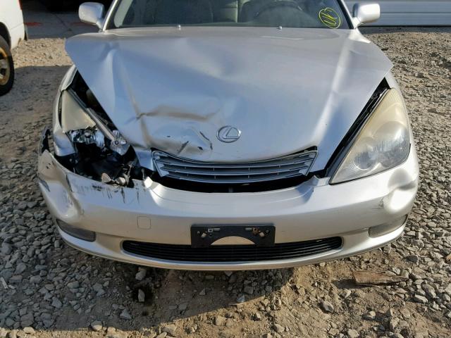 JTHBF30G530137198 - 2003 LEXUS ES 300 SILVER photo 7