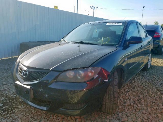 JM1BK12G161414670 - 2006 MAZDA 3 I BLACK photo 2