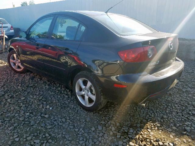 JM1BK12G161414670 - 2006 MAZDA 3 I BLACK photo 3