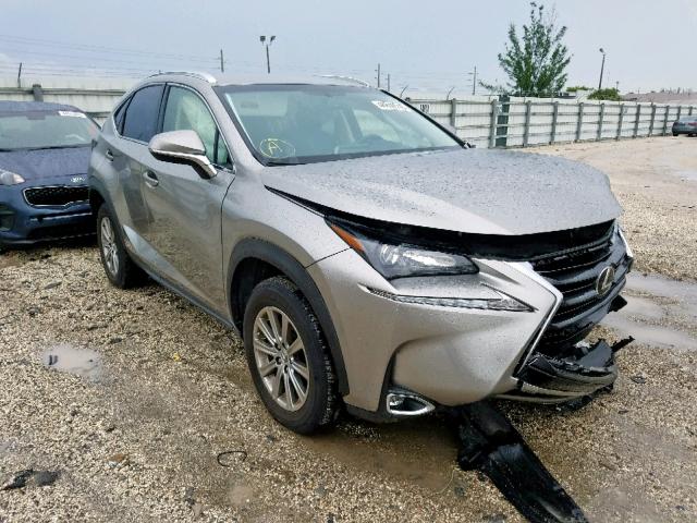 JTJYARBZ1G2032435 - 2016 LEXUS NX 200T GRAY photo 1