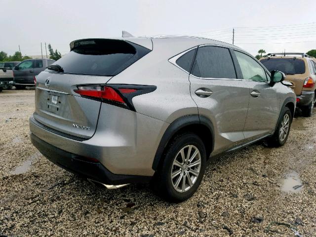 JTJYARBZ1G2032435 - 2016 LEXUS NX 200T GRAY photo 4