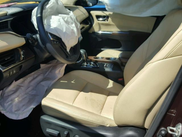 4T1BK1EB2FU190268 - 2015 TOYOTA AVALON XLE MAROON photo 5