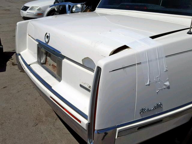 1G6CD53B5P4217643 - 1993 CADILLAC DEVILLE WHITE photo 9