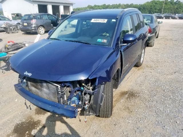 1C4NJCEA3GD773554 - 2016 JEEP COMPASS LA BLUE photo 2