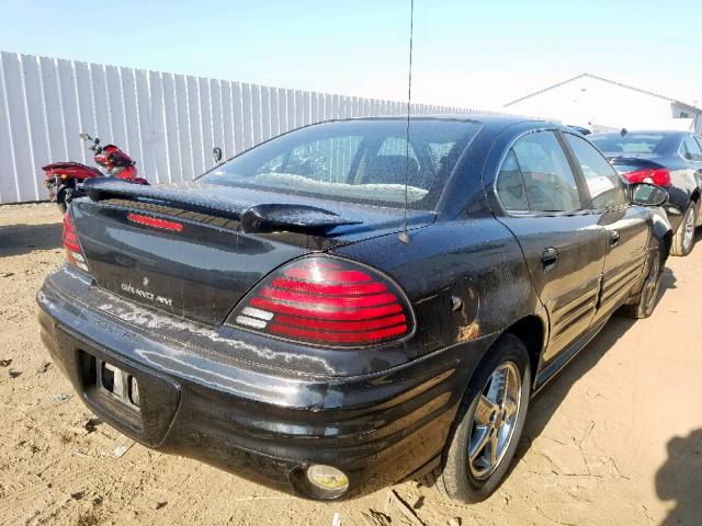 1G2NF52F52C184490 - 2002 PONTIAC GRAND AM S BLACK photo 4
