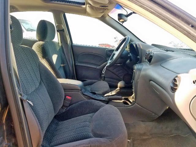 1G2NF52F52C184490 - 2002 PONTIAC GRAND AM S BLACK photo 5