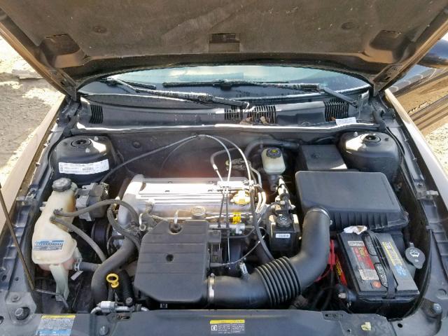 1G2NF52F52C184490 - 2002 PONTIAC GRAND AM S BLACK photo 7