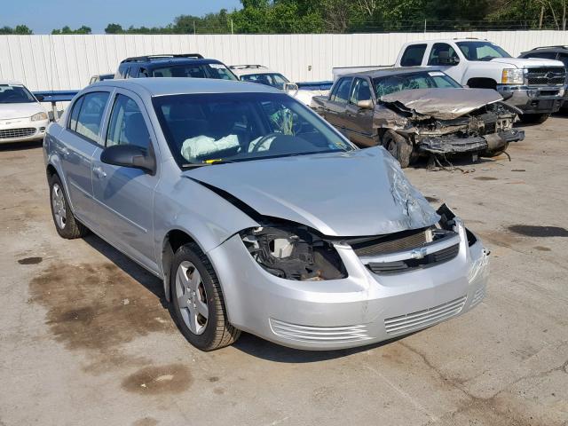 1G1AK52F557664511 - 2005 CHEVROLET COBALT SILVER photo 1