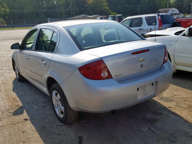 1G1AK52F557664511 - 2005 CHEVROLET COBALT SILVER photo 3