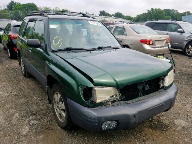 JF1SF63502H736030 - 2002 SUBARU FORESTER L GREEN photo 1