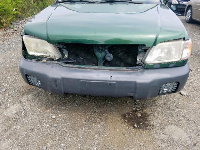 JF1SF63502H736030 - 2002 SUBARU FORESTER L GREEN photo 9