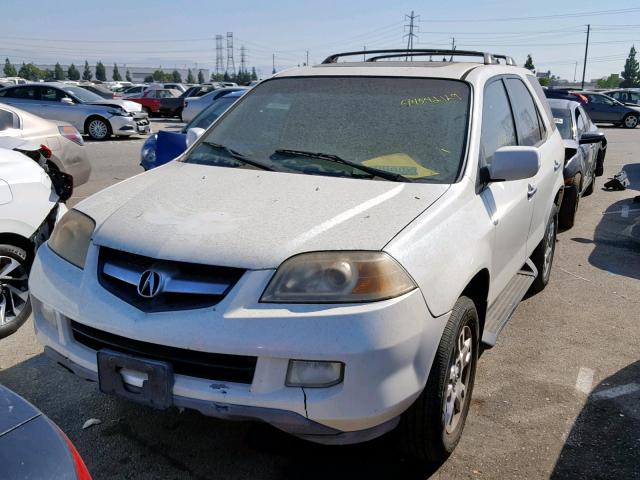 2HNYD18724H540492 - 2004 ACURA MDX TOURIN WHITE photo 2