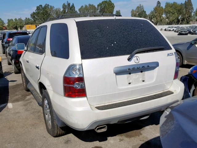 2HNYD18724H540492 - 2004 ACURA MDX TOURIN WHITE photo 3