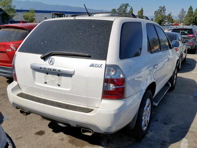 2HNYD18724H540492 - 2004 ACURA MDX TOURIN WHITE photo 4