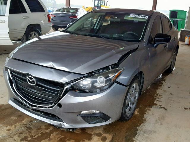 JM1BM1T74F1247276 - 2015 MAZDA 3 SV SILVER photo 2