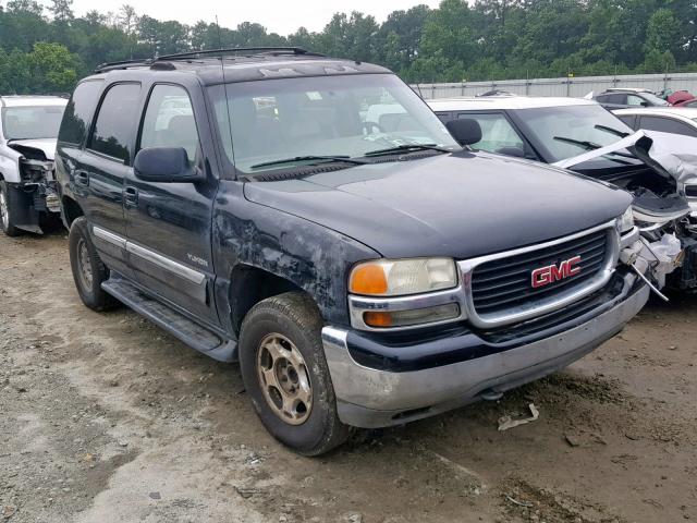 1GKEC13Z82J239486 - 2002 GMC YUKON BLACK photo 1