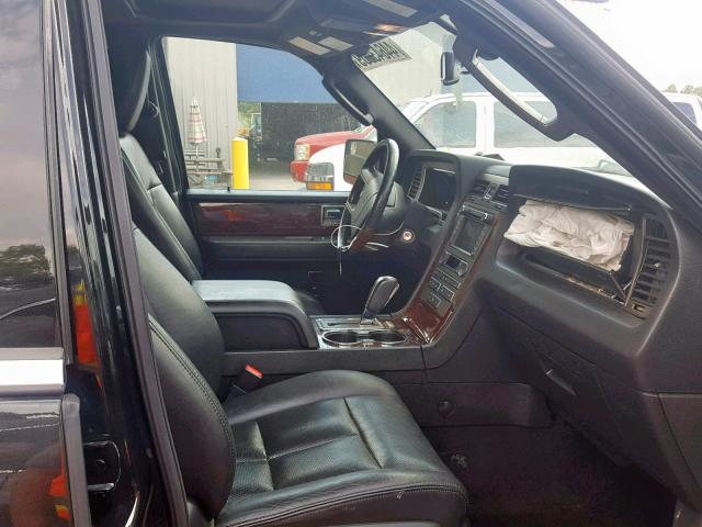 5LMJJ2J54CEL07629 - 2012 LINCOLN NAVIGATOR BLACK photo 5
