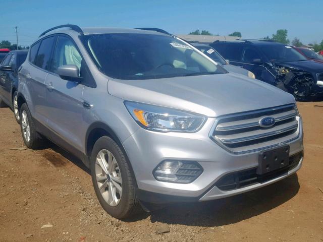 1FMCU0GD3JUC31880 - 2018 FORD ESCAPE SE SILVER photo 1