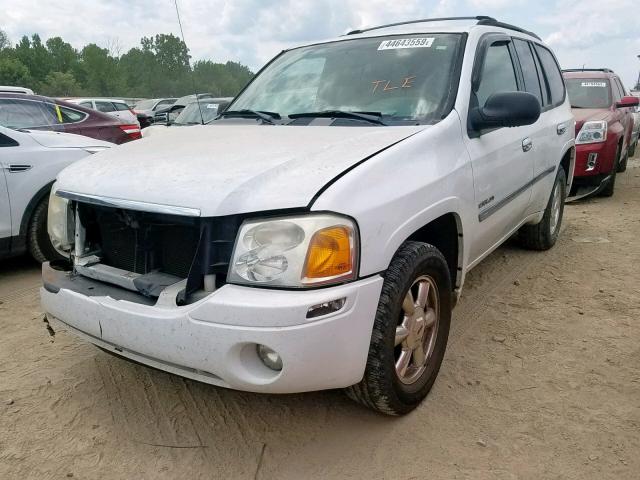 1GKDT13S762266970 - 2006 GMC ENVOY WHITE photo 2