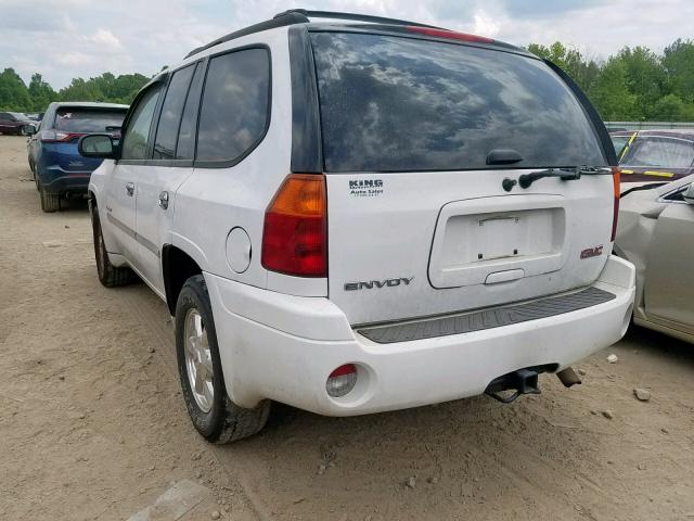 1GKDT13S762266970 - 2006 GMC ENVOY WHITE photo 3