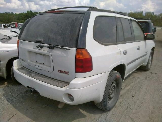 1GKDT13S762266970 - 2006 GMC ENVOY WHITE photo 4