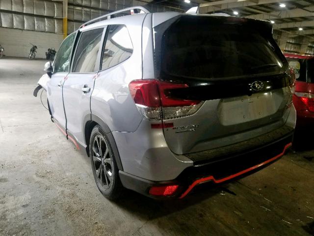 JF2SKAPC1KH525700 - 2019 SUBARU FORESTER S Gümüş foto 3