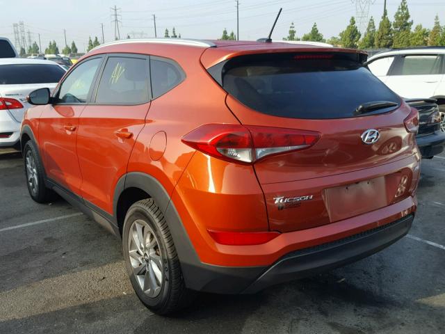 KM8J3CA4XGU128839 - 2016 HYUNDAI TUCSON LIM ORANGE photo 3